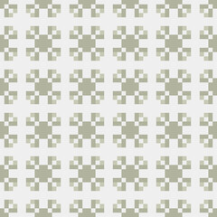 Abstract Cross Pattern generative computational art illustration