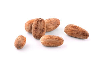 nutmeg isolated on white background