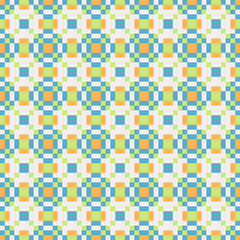 Abstract Cross Pattern generative computational art illustration