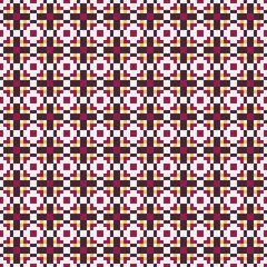 Abstract Cross Pattern generative computational art illustration