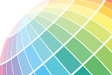 Obraz premium Multicolor mosaic background. Square tiles with rainbow colors.