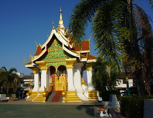 the Thakhek City Shrine Temple, Laos, February
