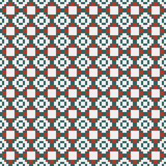 Fototapeta premium Abstract Cross Pattern generative computational art illustration