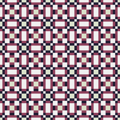 Fototapeta premium Abstract Cross Pattern generative computational art illustration