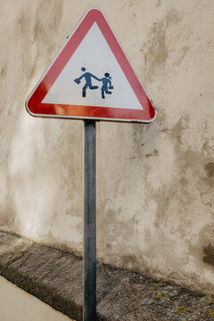 street crossing sign