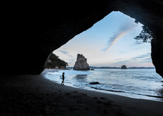Cathedral Cove in New Zealand