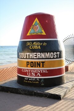 Southernmost Point in Key west, Florida USA