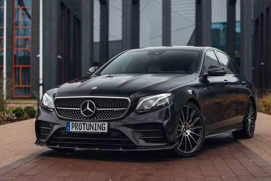 Mercedes Benz E53 AMG W213 at the parking