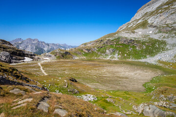Plates lake, Lac des Assiettes, French alps