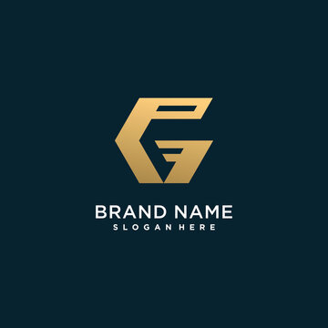 letter G logo with modern golden creative concept for company or person Premium Vector part 6