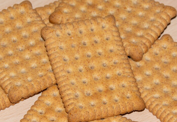 biscuits on a wooden board