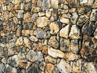 Old limestone wall