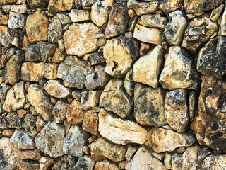 Old limestone wall