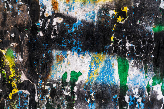 detail of a graffiti painted on a wall