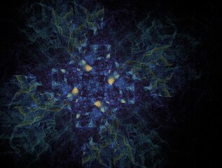 Imaginatory fractal background Image