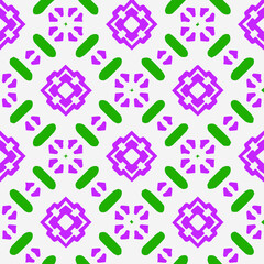  Seamless pattern with multicolored shapes.