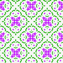 Seamless pattern with multicolored shapes.