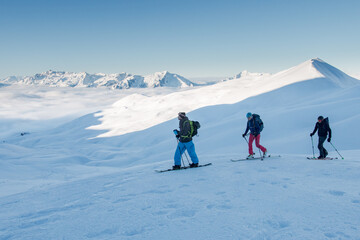 Splitboard and Ski touring, Beaufortain, French Alps, France