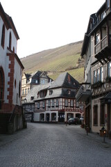 Fachwerkhäuser in Bacharach.