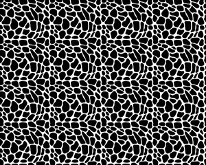 Seamless pattern of leather of giraffe, illustration	
