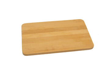 wooden board isolated on white background