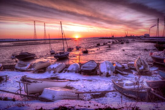 SNOWY SUNRISE