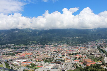 Fototapeta na wymiar Blick auf Innsbruck