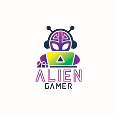 Aliens gamer Logo concept