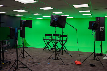 green room for video and movie shoot