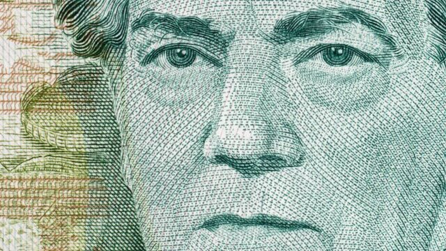 Heitor Villa-Lobos (1887 &ndash; 1959) on Brazil 500 Cruzados (1988) banknote tracking, famous Brazilian composer