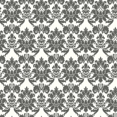 Vintage floral seamless pattern. Classic Baroque wallpaper. Seamless vector background.
