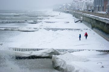 Fototapeta premium winter baltic sea