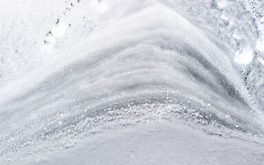 Obraz premium Abstract snow-ice pattern