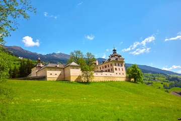 Fototapeta na wymiar South Tyrol impressions, Wolfsthurn Castle near Ratschings, South Tyrolean State Museum, (Italy)