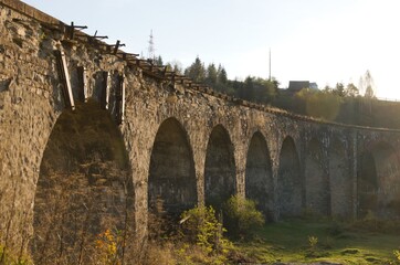 Obraz premium pont du gard aqueduct