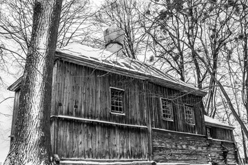 Obraz premium Former Greek Catholic church of the Dormition of the Mother of God in Żmijowiska.
