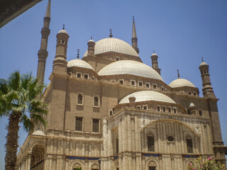 Fototapeta na wymiar Egypt - Cairo - Muhammad Ali Mosque. This is the biggest mosque in Egypt