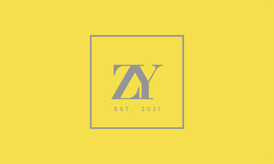 Pantone 2021 Ultimate Gray logotype monogram alphabet characters Illuminating background