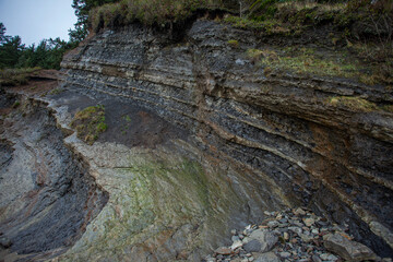 Fototapeta na wymiar Rock formation of Oregon coast