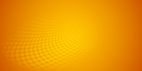 Abstract background made of halftone dots in yellow colors
