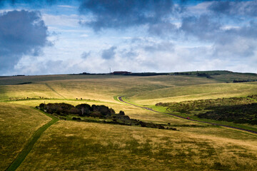 Fototapeta premium dramatic landscape photos of the British coast. 
