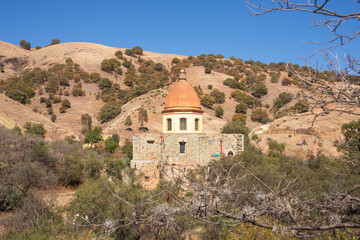 The beautiful Templo de Peñafiel in Guanajuato, Mexico