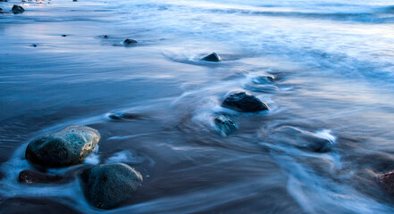 dramatic landscape photos of the British coast.

