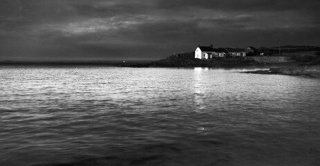 Obraz premium dramatic landscape photos of the British coast. 