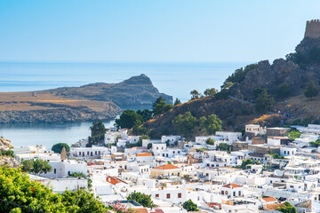 Obraz premium Lindos old town on the Rhodes island