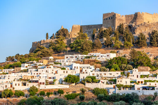 Lindos Old Town On The Rhodes Island