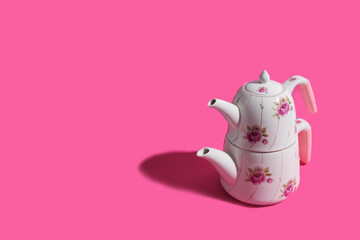 Teapot flowers