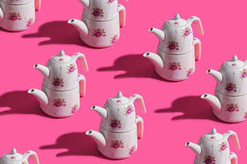 Teapot flowers