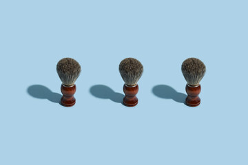 shaving foam on shaving brush