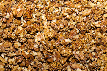 Raw healthy Food Walnut Close Up